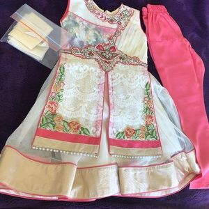 Pakistani dress for little girl.